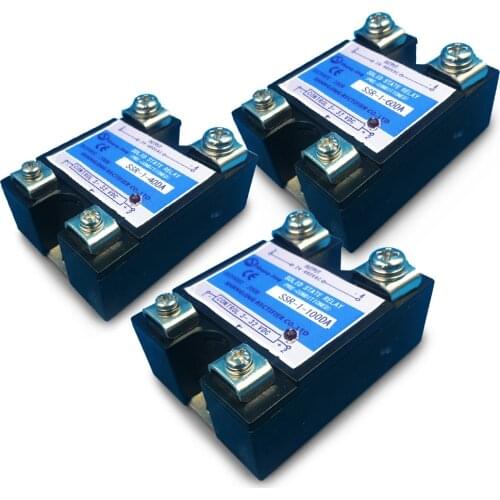 Free shipping Good quality reputation solid state relay SSR 40A 60A 80A 100A single pahse input 3~32VDC output 35~480VAC