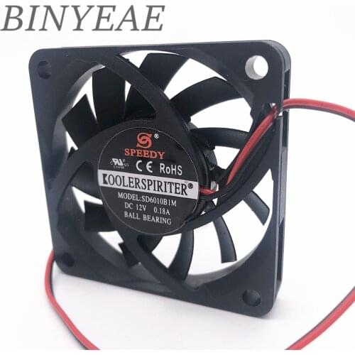 Ball bearing 6010 60MM 60x60x10MM DC12V Ultra-thin cooling fan Comptuter CPU Cooling fan with usb 2pin