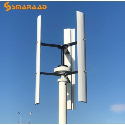 SMARAAD 400W 600W Vertical Axies Wind Turbine Generator With MPPT Controller 12/24v Windmill Fit For Street Lamp Monitoring Boat