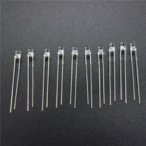 10pcs LED 3mm 940nm IR Infrared Emitting Round Tube Light diode