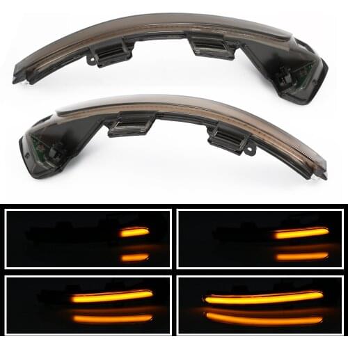 2pcs LED Blinker Dynamic Turn Signal Light Side Rear-View Mirror Light For Volkswagen VW Passat B8 2015-2020 For Golf 8 Arteon