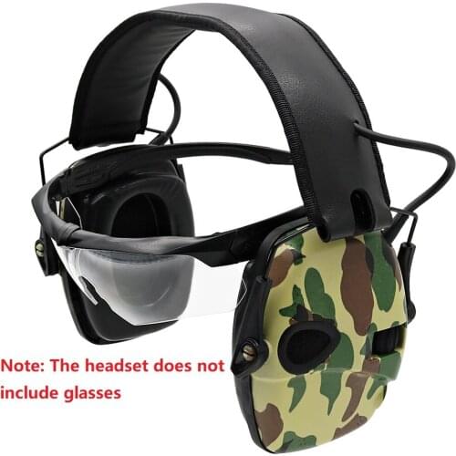 Tactical sight sponge earmuffs electronic shooting protective earmuffs outdoor sports anti-noise hearing protection headphones