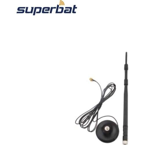 Superbat 2.4GHz 9dBi 2400-2500MHz Omni WIFI Antenna Aerial Booster with 50 Ohm 3M Extended Cable RP-SMA Male Customizable