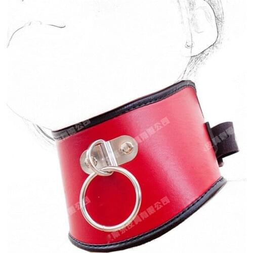 Adult Products Women Leather Posture Neck Collar Fetish BDSM Bondage Erotic Toys Chastity Necklace Sex Toys For Couples