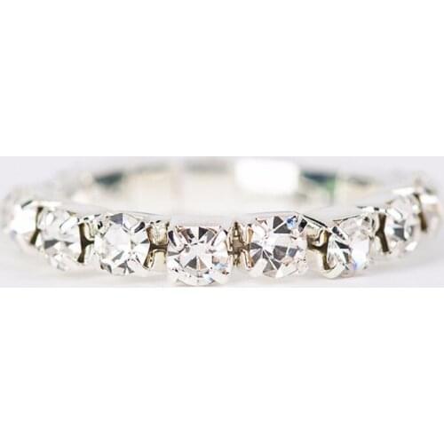 YFJEWE female valentines day wedding rings 5 pcs Top Fashion bridal jewelry small accessories sparkling elastic ring R001