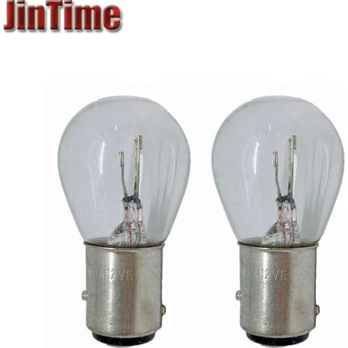 1pcs 1157 BAY15D LED Turn Singal Light Car Boat Reverse Brake Backup Lamp Tail Light Transparent Light Bulb DC12V