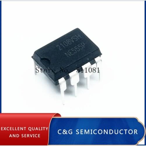 100PCS NE555P DIP8 NE555 DIP NE555N 555P DIP-8