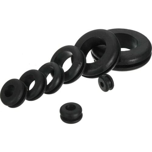 180Pcs Black Cable Sealing Rubber Gaskets Washer Grommet Assortment Kit Rubber Gaskets Brand For The Worn Out Leaky Taps