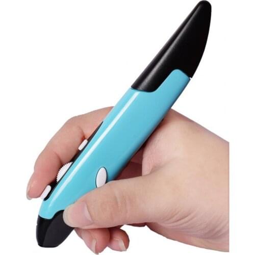 2.4Ghz Wireless Mouse Optical Pen Personality Creative Vertical Pen-Shaped Stylus Mouse 800/1200/1600 DPI For PC Tablet Laptop