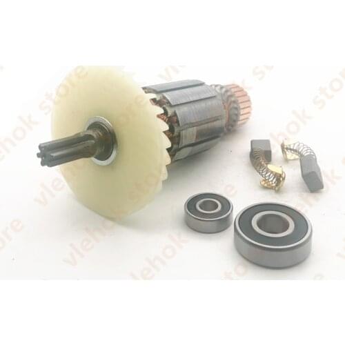 AC220-240V 6 teeth Armature Rotor C213944E 360875E for HITACHI DH38MS DH38SS DH38YE2 Eletric Drill Hammer Power tools part