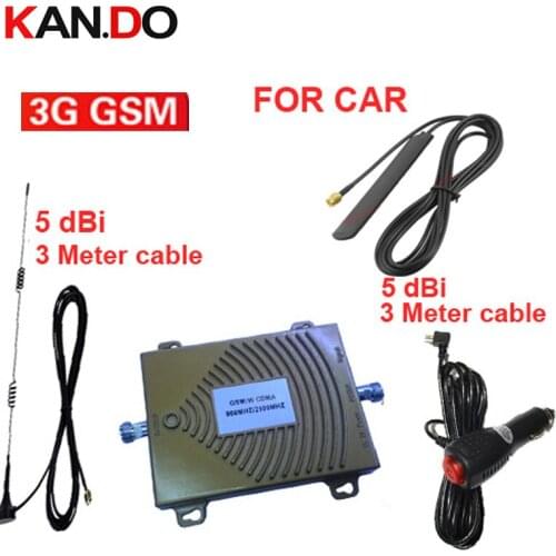 Car booster dual band booster GSM 900Mhz 3G WCDMA 2100Mhz booster 3G repeater for car,GSM 3G repeater car use signal booster
