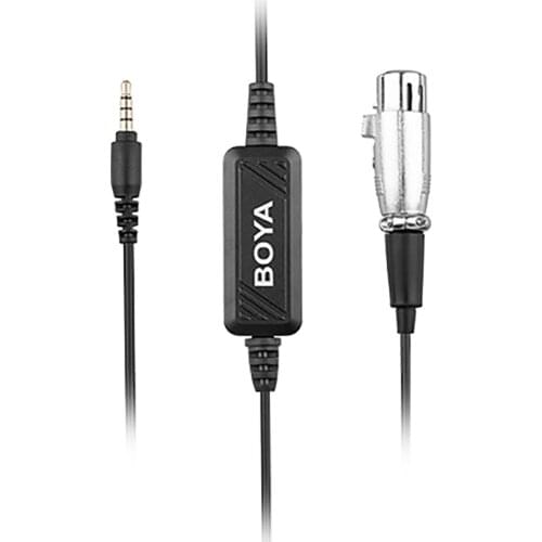 BOYA BY-BCA6 XLR to 3.5mm Plug Microphone Cable Recording Studio Equipment Mic Cable 3.5mm For iPad iPhone iPod touch Phone