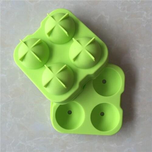 Spot 4 ice hockey silica gel cake mold watermark Xuan moon cake mold Jelly pudding mold easy to demoulding
