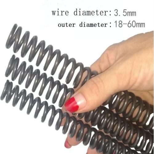 1pcs Pressure spring 3.5*18 20 22 24 26 28 Pressure spring yellow 30-60 compression return force spring