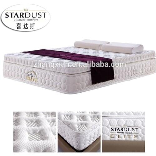 Stardust brand factory customized wholesale price memory foam pocket spring mattress