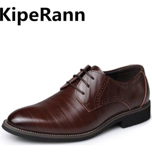 Large size 38-48 Oxford shoes mens shoes fashion casual pointed business mens wedding shoes flat dance shoes dress shoes