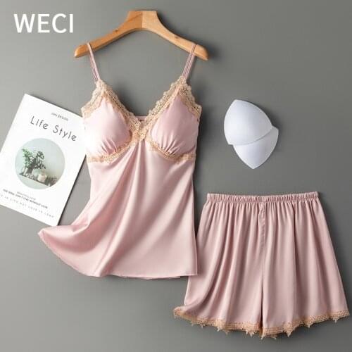 WECI Women's Satin Pajamas