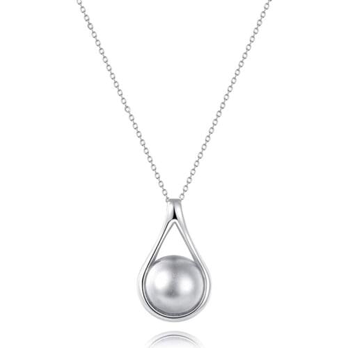 1 pcs High Polishing Teardrop Waterdrop Shape Pendant Memorial Urn Necklace Alloy Cremation Round Ball Necklaces