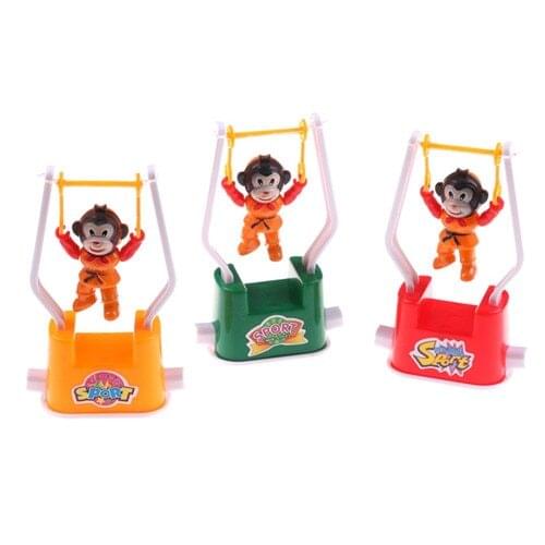 1 Pcs Funny Gymnastic Monkey Artistic Gymnastics Kids Gag Toy Children Gifts For New Baby Wind Up Toy 13*6 Cm Color Random