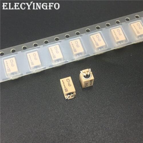 10pcs 10uF 16V10UF NIPPON NCC NCC 3x5mm 16V10uF SMD Chip type Capacitor