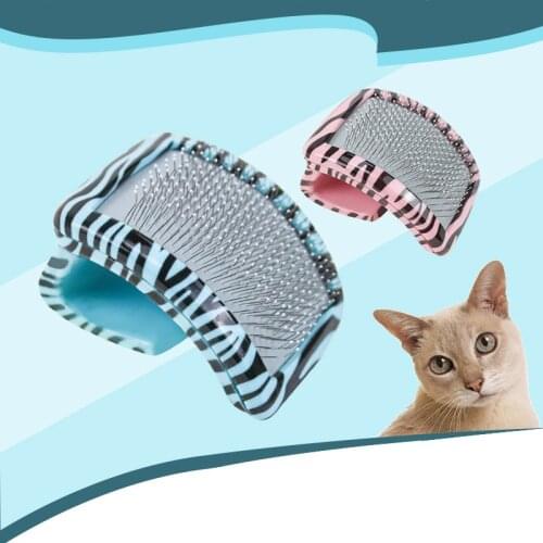 2021 New Curved Removes Hairs Pet Grooming Comb For Cats Accessories Anti Scratch Bath And Plastic Trim Removal Tool Brush