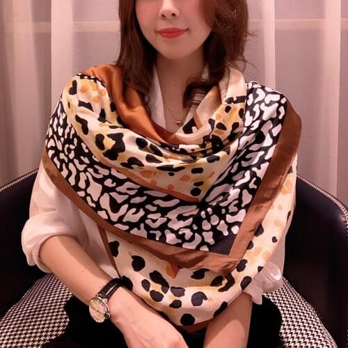 2021 new spring female scarf high quality shawl silk fashion scarf headscarf beach sunscreen bag headscarf scarf 110X110