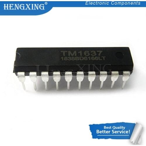 5pcs/lot TM1637 DIP-20 1637 DIP DIP20 In Stock
