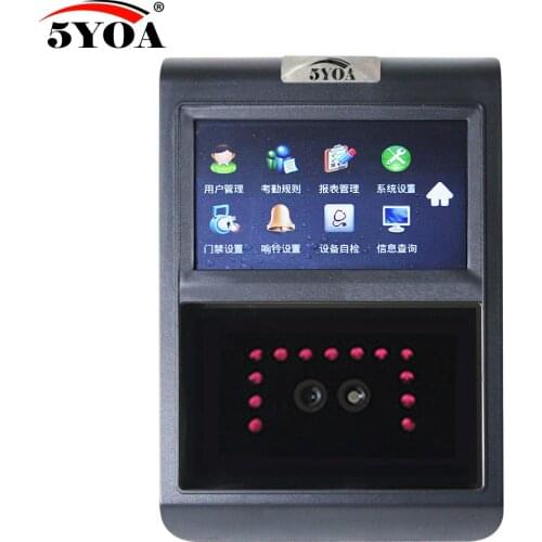 5YOA F5FY Face Facial TCP IP Attendance Access Control Biometric Time Clock Recorder Employee Electronic Standalone Reader