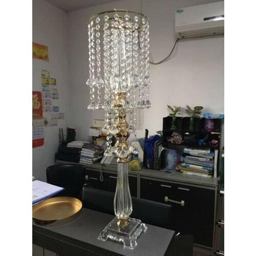 70cm Tall Crystal Wedding Flower Stand Table Centerpiece Event Decoration