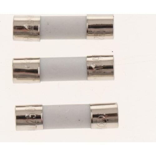 White Ceramic Car Fuse Box,100PCS 5 x 20mm Automotive Insuranc Tube Kit 0.5A 1A 5A 6A 8A 10A 15A 20A 25A 30A