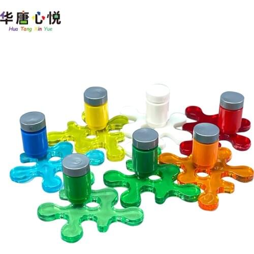 Locking Creative Series Liquid And Jar Shape Decoration Building Blocks Educational Toys Childs Gift Assemble Toys Create Model