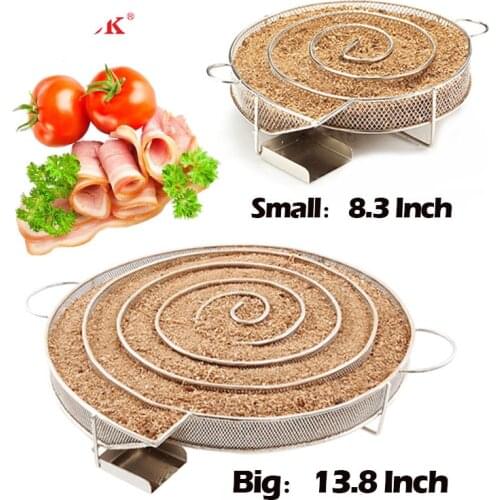 13.78 inch Cold Smoke Generator for Smoker BBQ Grill Cold Smoke Generator Smoker Wood Pellet Kitchen Supplies