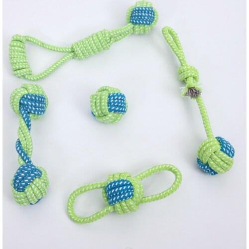 Kong Dog Toys for Large Dogs Wholesale Dog Rope Toy French Bulldog Indestructible Dog Chew Toys Rope Chewing Ball Bite Resistant