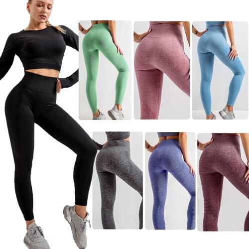 Summer Sport Leggings Yoga Wear Pants Fitness Tights High-Waisted Seamless Printed Push Up Workout Harem Pants Running Jogging
