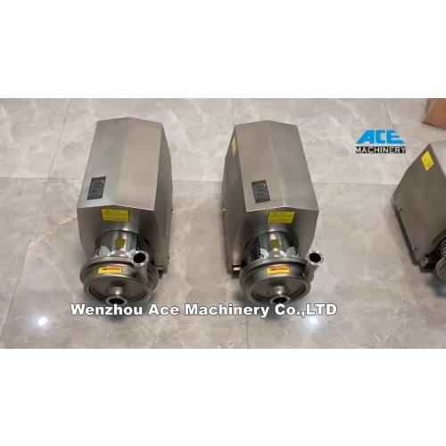 Stainless Steel ABB Motor Beverage Milk Wine Beer Vegetable Oil Transfer Pump