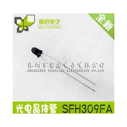 New Infrared receiver tube, SFH309FA SFH309F SFH309 309 photodiode, 3MM phototransistor, wavelength 900nm