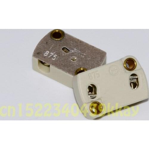 Original B&W 875 Ceramic lampholder G6.35 GX5.3 Microscope Square lamp base projection instrument lamp holder