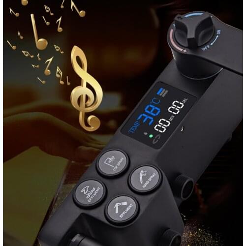 Shower temperature display