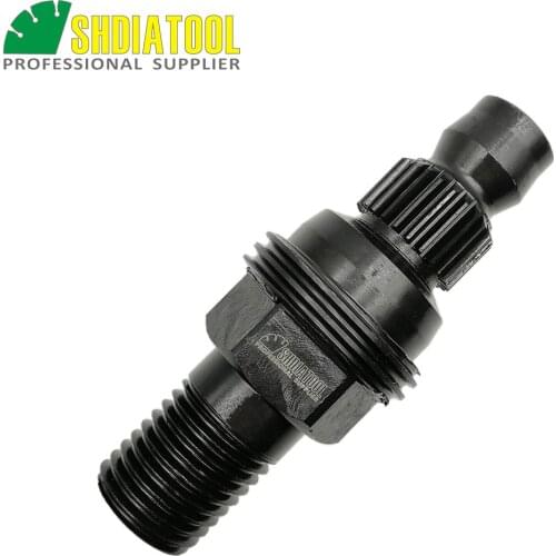 SHDIATOOL Hilti Core drill bit Adapter- Quick Disconnect Male Spline to 1-1/4"- 7 Thread HILTI Machine DD750 DD160 DD250 DD400