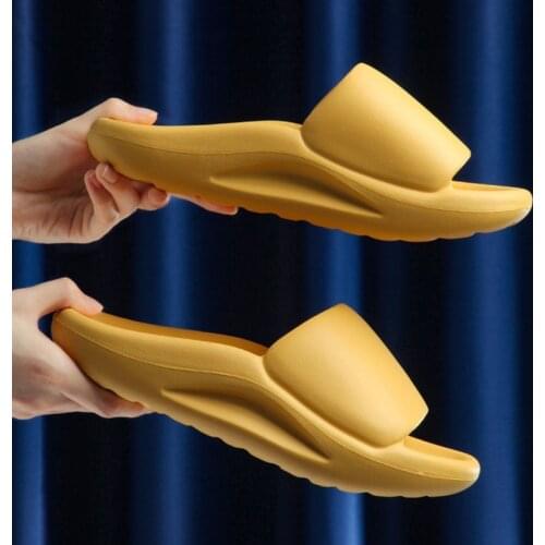 Summer Women House Allotype Bath Slippers Thick Sole EVA Lightweight Massage Ladies Slides Sandals Non-slip Indoor Lovers Shoes