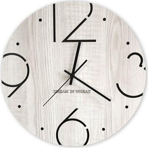Nordic Large Wall Clock Modern Design 3d Kids Silent Living Room Clocks Home Decor Kitchen Wall Watch Klok Farmhouse Decor 5586