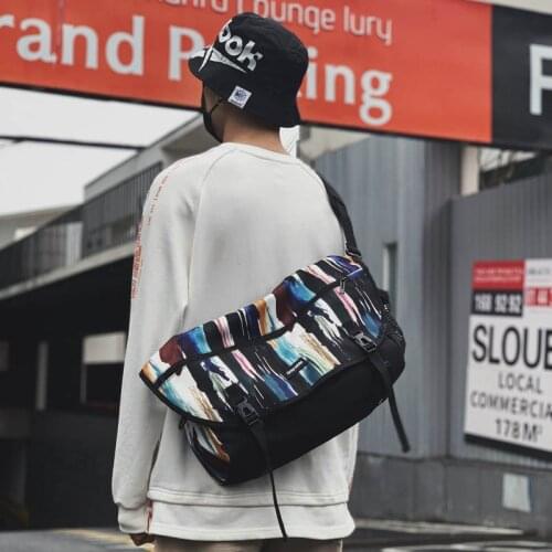 Men Messenger Bags Oxford Waterproof Ridding Crossbody Bag Sling Shoulder Travel Bag Large Mountain Bike Cycling Bag