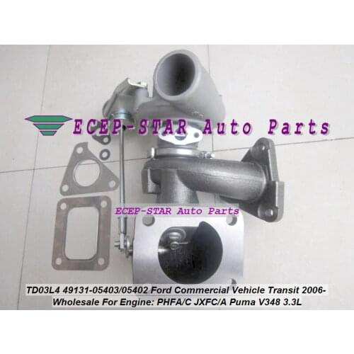 TD03L4 49131-05403 49131-05402 49131-58650 Turbo For Ford Commercial Vehicle Transit 2006- PHFA PHFC JXFC JXFA Puma V348 3.3L