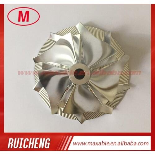 TD07S 55.96/78.00mm 5+5 blades high performance turbocharger billet/milling/aluminum 2618 compressor wheel