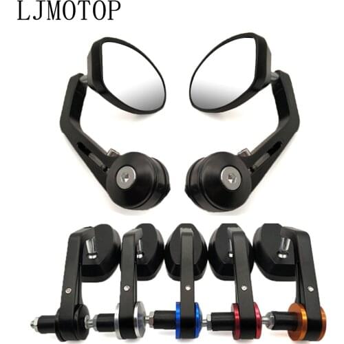 Universal Motorcycle Handle Bar End Rearview mirror 7/8" For YAMAHA XMAX125/XMAX250/XMAX 400 NMAX 125 XMAX300