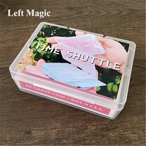 Time Shuttle Magic Tricks Cards Change/Blank To Poker Close Up Street Stage Magic Props Llusion Gimmick Mentalism Puzzle Toy