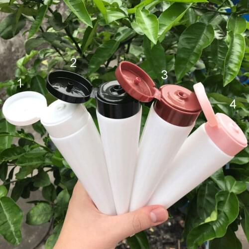 300pcs/lot 150g 150ml Empty Plastic Squeeze Bottle Soft Tube Cosmetic Containers For Cream Lotion Empty Cosmetic Soft Tube