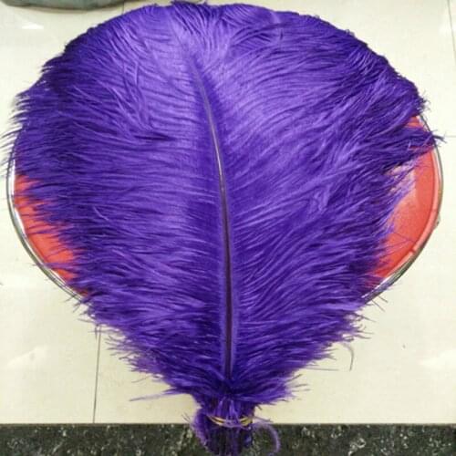 Natural purple ostrich feather 40-45 cm / 16 to18 inches 50 pcs ostrich feather for wedding decorations high quality plume