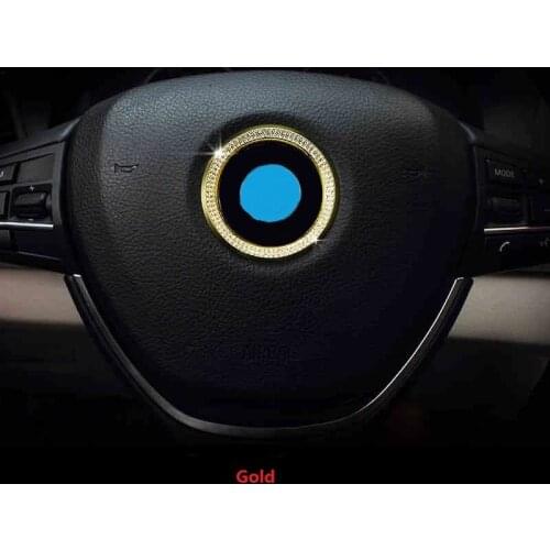 Car Steering Wheel Standard Decorative Circle Modified Sequins Decal New 3D for BMW 1 3 Series GT 5 X1 X3 X5 X6