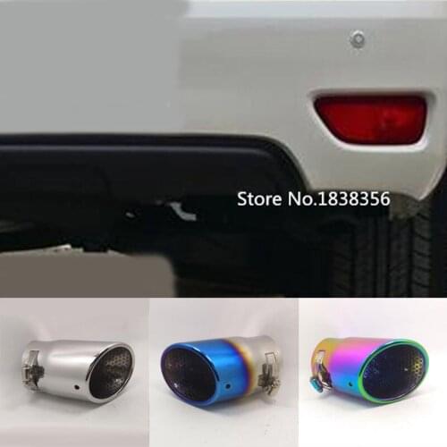 For Nissan Patrol 2017 2018 2019 2020 Car Muffler Exterior End Tail Pipe Outlet Dedicate Stainless Steel Exhaust Tip Tail Frame